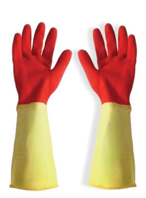 ถุงมือยาง 2 สี 3 ห่าน