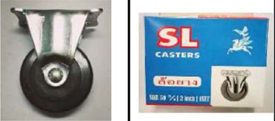 ล้อยางชุด PVC SL แบบตาย วิ่งทางตรง