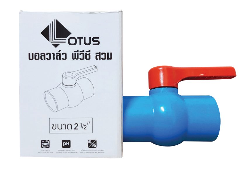 บอลวาวล์ LOTUS PVC สวม
