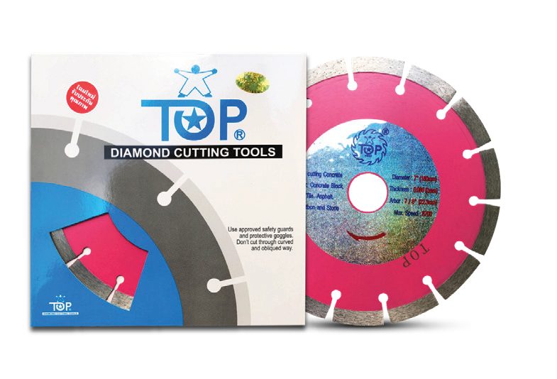 ใบตัดเพชร 7" ตรา TOP